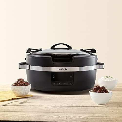 Crock-Pot Thermoshield 6 Quart Slow Cooker with Carry Handles (S1SNY)