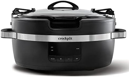 Crock-Pot Thermoshield 6 Quart Slow Cooker with Carry Handles (S1SNY)