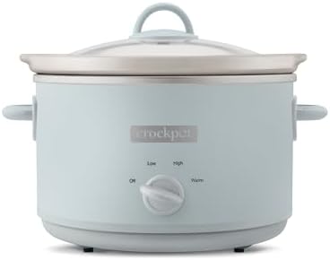 Crock-Pot 4.5 Quart Manual Slow Cooker – Macaroon Blue (S18S5)