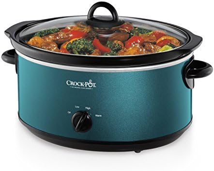 Crock-Pot 7 Quart Manual Slow Cooker – Turquoise (S1FKX)