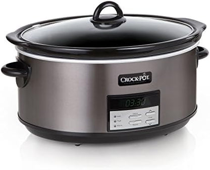 Crock-Pot 8 Quart Programmable Slow Cooker with Auto Warm (S1LF5)