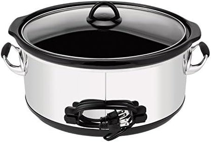 Crock-Pot 7 Quart Programmable Slow Cooker – Polished Platinum (S1XV6)