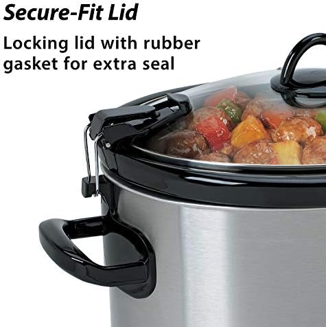 Crock-Pot Cook & Carry 6 Quart Portable Slow Cooker (S1A39)