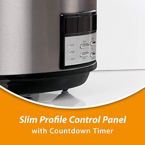 Crock-Pot 8 Quart Programmable Slow Cooker with Auto Warm (S1LF5)