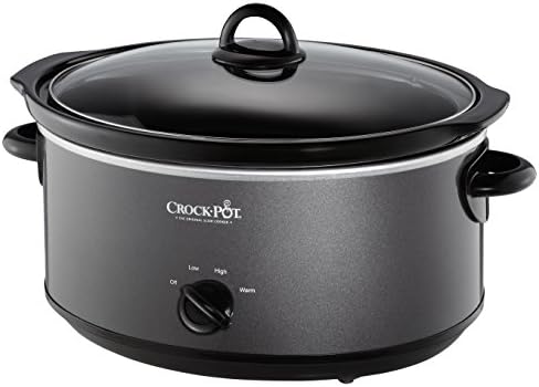 Crock-Pot 7 Quart Slow Cooker – Charcoal (S18U2)