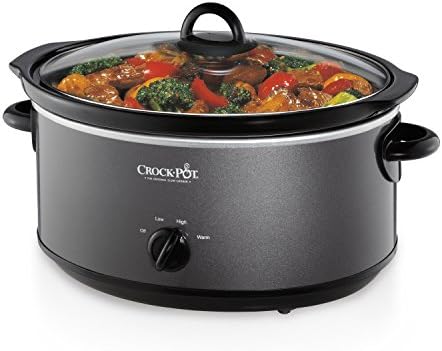 Crock-Pot 7 Quart Slow Cooker – Charcoal (S18U2)