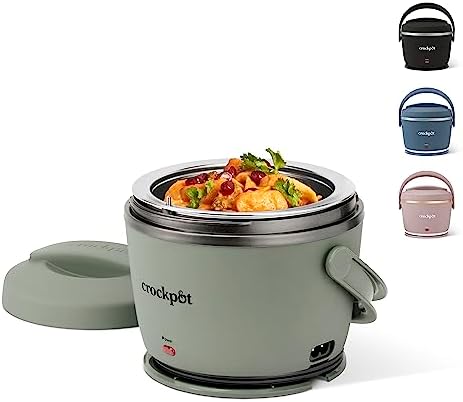 Crock-Pot Portable Electric Lunch Box Food Warmer – Green (S1PG6)