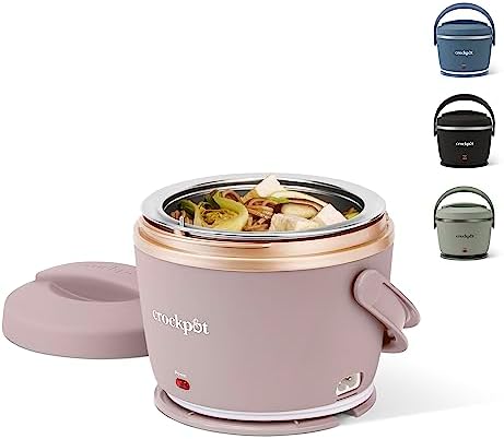 Crock-Pot Electric Lunch Box Food Warmer 20oz – Blush Pink (S1S84)