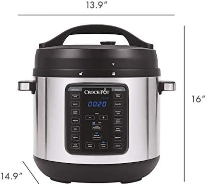 Crock-Pot 8 Quart Express Crock Multi-Use Pressure Cooker (S1NJW)
