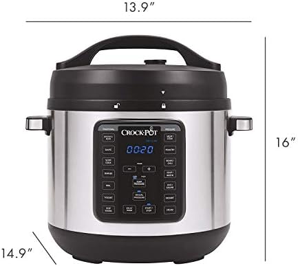 Crock-Pot 8 Quart Express Crock Multi-Use Pressure Cooker (S1ZCH)