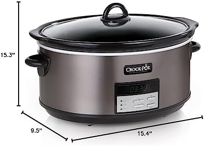 Crock-Pot 8 Quart Programmable Slow Cooker with Auto Warm (S1LF5)