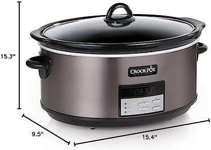 Crock-Pot 8 Quart Programmable Slow Cooker with Auto Warm (S1LF5)