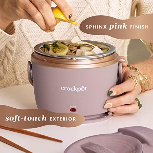 Crock-Pot Electric Lunch Box Food Warmer 20oz – Blush Pink (S1S84)
