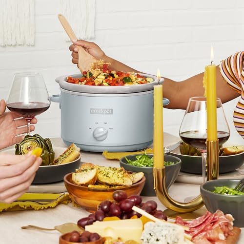 Crock-Pot 4.5 Quart Manual Slow Cooker – Macaroon Blue (S18S5)