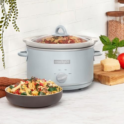 Crock-Pot 4.5 Quart Manual Slow Cooker – Macaroon Blue (S18S5)