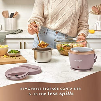Crock-Pot Electric Lunch Box Food Warmer 20oz – Blush Pink (S1S84)