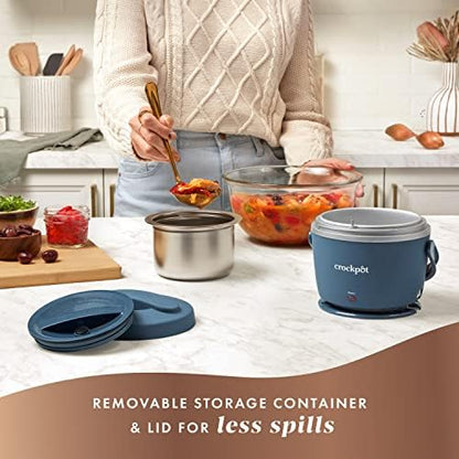 Crock-Pot Electric Lunch Box Food Warmer 20oz – Faded Blue (S1FR2)
