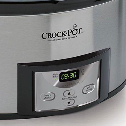 Crock-Pot Cook & Carry 6 Quart Programmable Slow Cooker (S1NDQ)