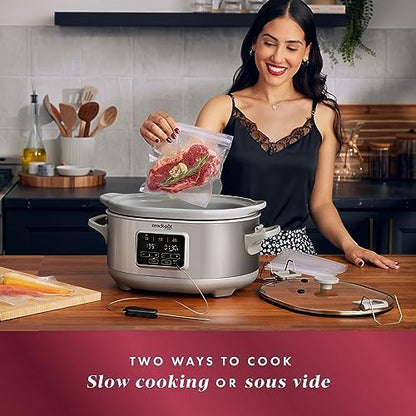 Crock-Pot 7 Quart Programmable Cook & Carry Slow Cooker (S1WD7)
