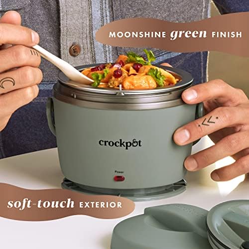 Crock-Pot Portable Electric Lunch Box Food Warmer – Green (S1PG6)