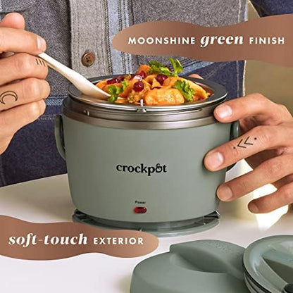 Crock-Pot Portable Electric Lunch Box Food Warmer – Green (S1PG6)