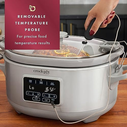 Crock-Pot 7 Quart Programmable Cook & Carry Slow Cooker (S1LKF)