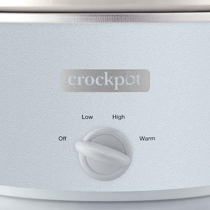 Crock-Pot 4.5 Quart Manual Slow Cooker – Macaroon Blue (S18S5)