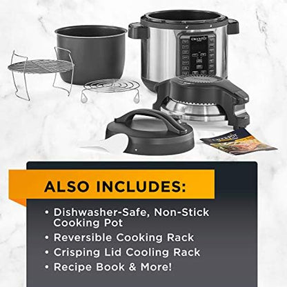 Crock-Pot Express Crisp 8 Quart 10-in-1 Pressure Cooker (S1YEF)