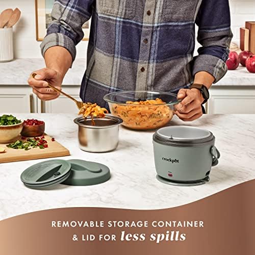 Crock-Pot Portable Electric Lunch Box Food Warmer – Green (S1PG6)