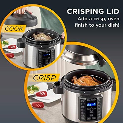 Crock-Pot Express Crisp 8 Quart 10-in-1 Pressure Cooker (S1YEF)