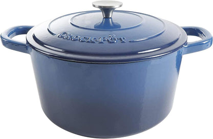 Crock-Pot 3 Quart Enameled Cast Iron Dutch Oven – Aqua (S1K53)