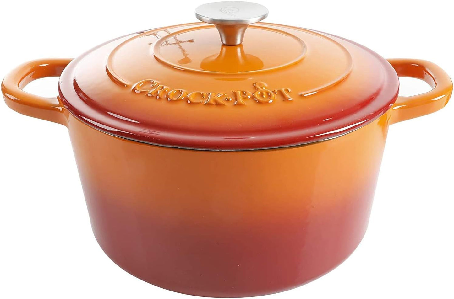 Crock-Pot 3 Quart Enameled Cast Iron Dutch Oven – Aqua (S1K53)