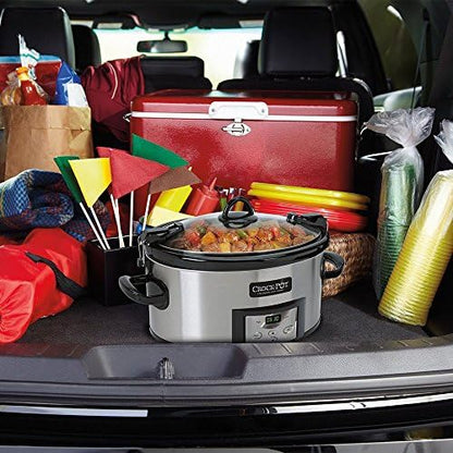 Crock-Pot Cook & Carry 6 Quart Programmable Slow Cooker (S1NDQ)