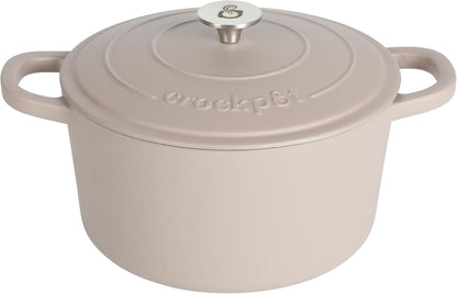 Crock-Pot 3 Quart Enameled Cast Iron Dutch Oven – Aqua (S1K53)