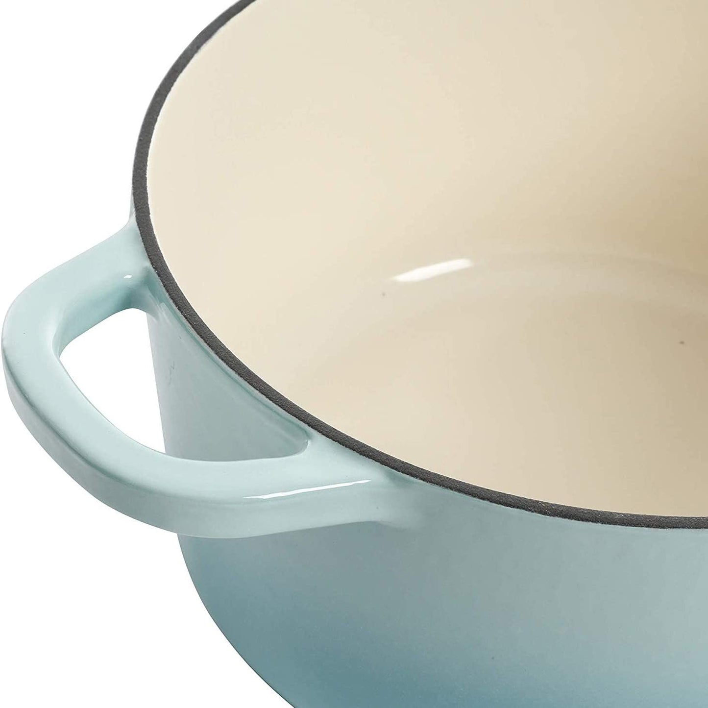 Crock-Pot 3 Quart Enameled Cast Iron Dutch Oven – Aqua (S1K53)