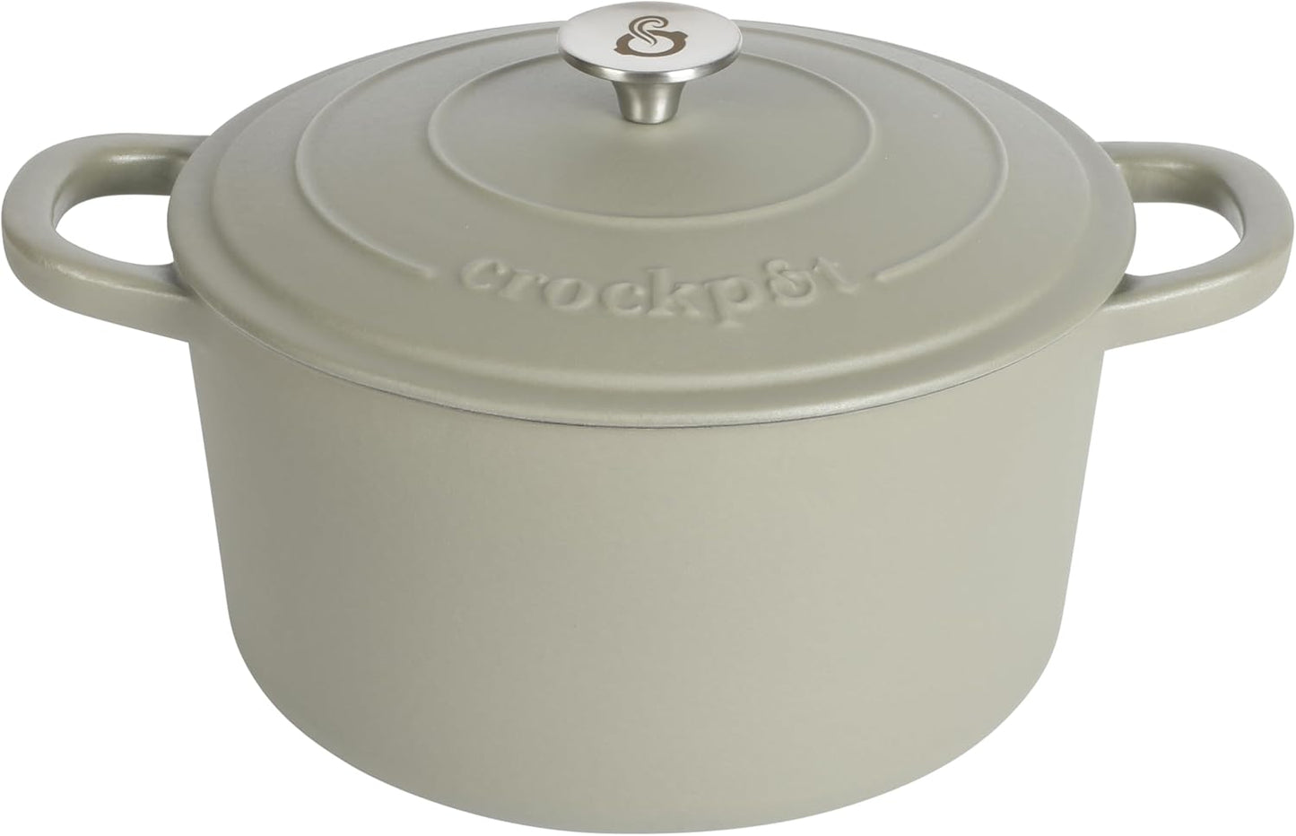 Crock-Pot 3 Quart Enameled Cast Iron Dutch Oven – Aqua (S1K53)
