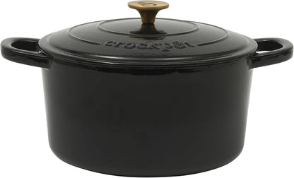 Crock-Pot 3 Quart Enameled Cast Iron Dutch Oven – Aqua (S1K53)