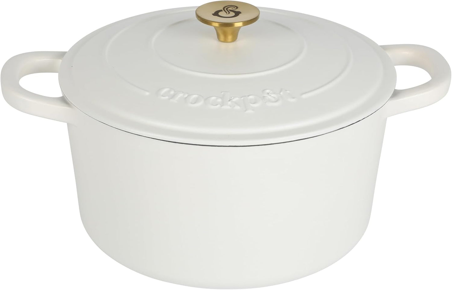 Crock-Pot 3 Quart Enameled Cast Iron Dutch Oven – Aqua (S1K53)