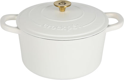 Crock-Pot 3 Quart Enameled Cast Iron Dutch Oven – Aqua (S1K53)