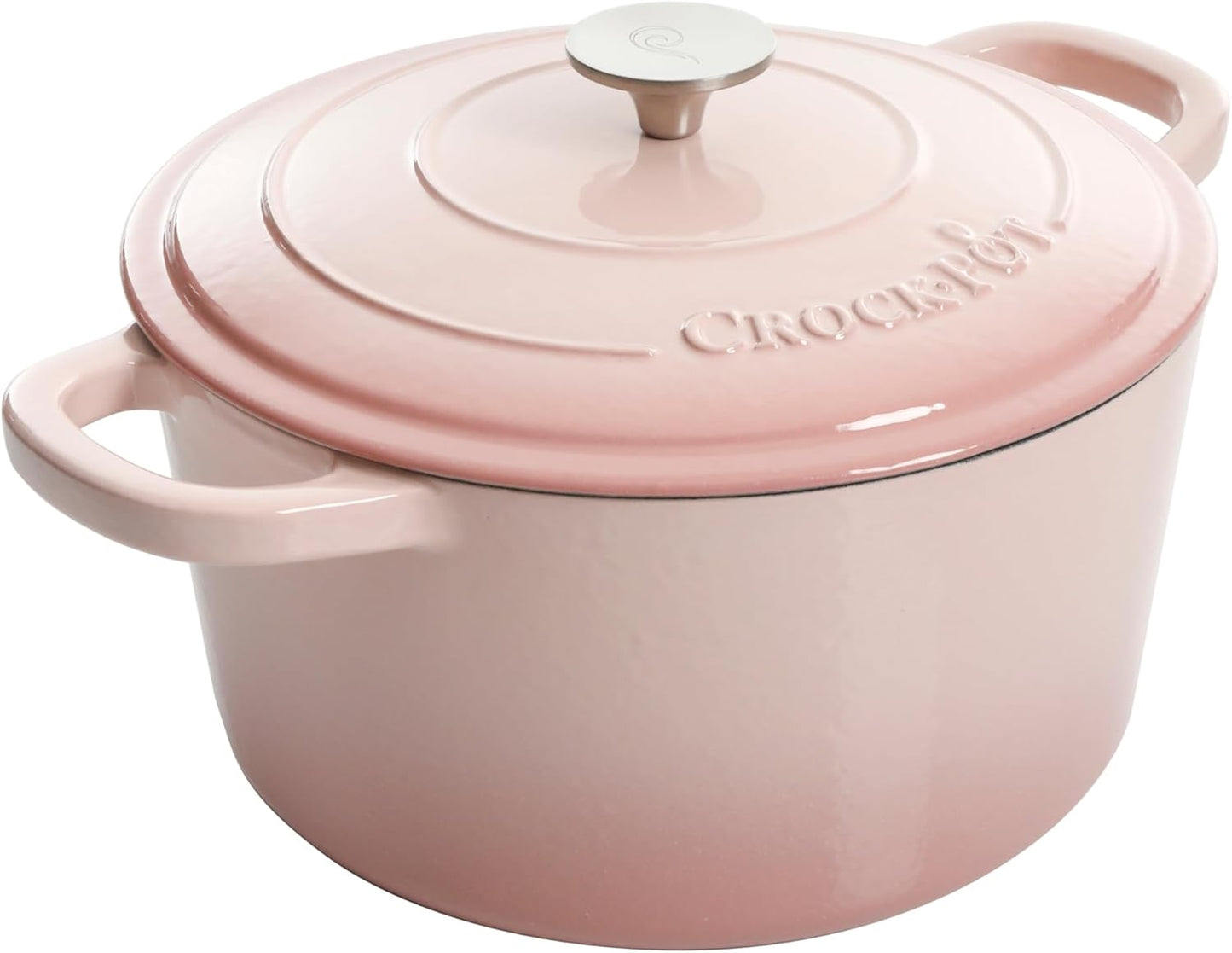 Crock-Pot 3 Quart Enameled Cast Iron Dutch Oven – Aqua (S1K53)