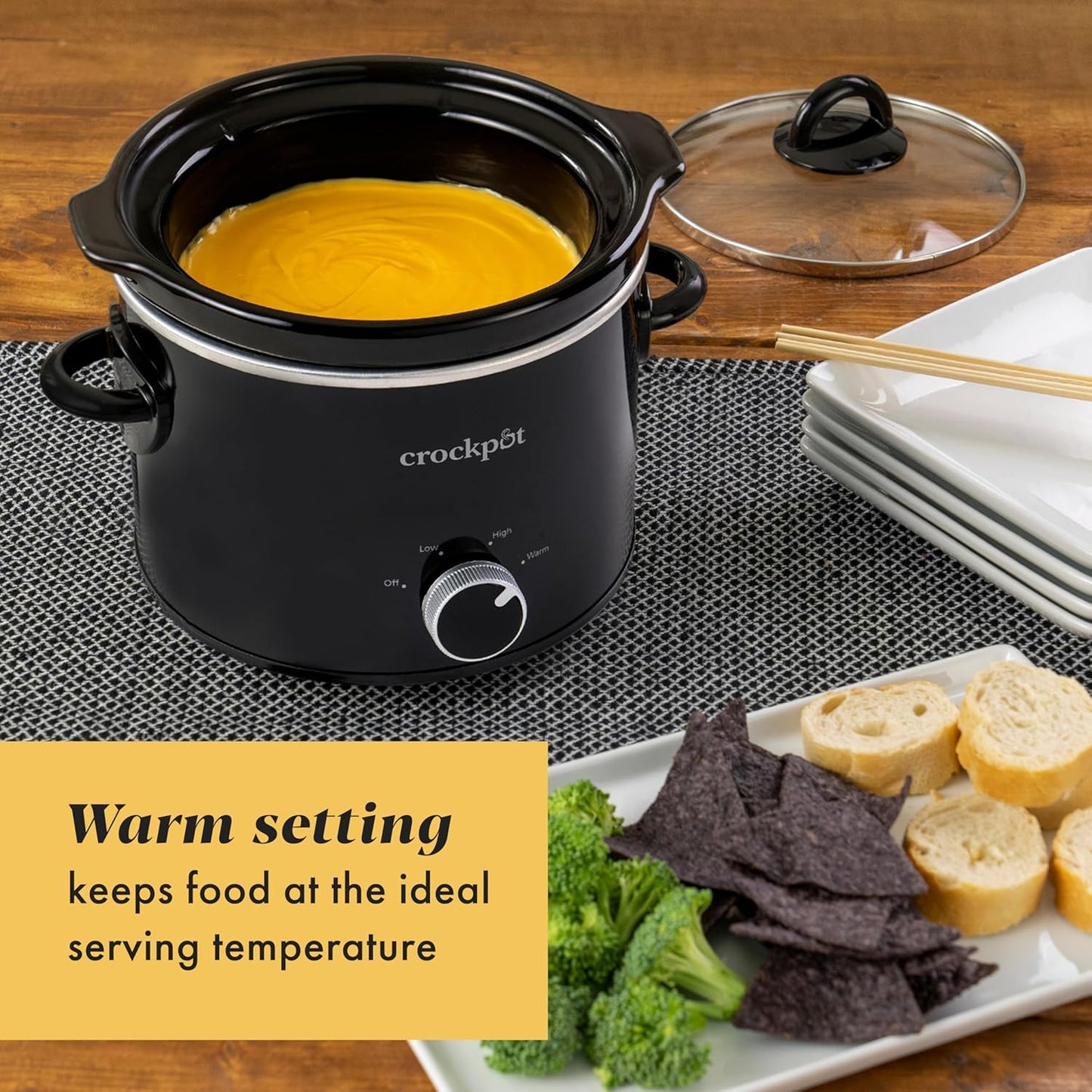 Crock-Pot 2 Quart Mini Slow Cooker – Classic Compact Cooker (S1N43)